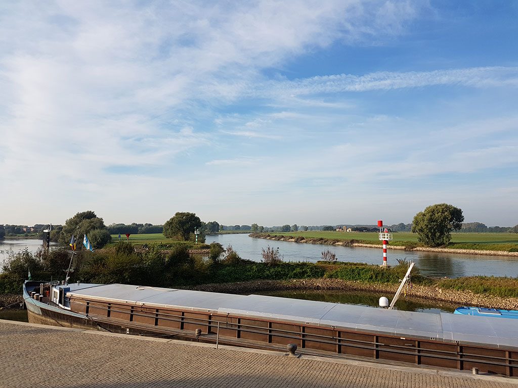 Een prachtig uitzicht over de IJssel